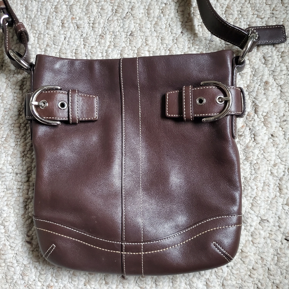 Coach vintage brown leather soho bag 2006